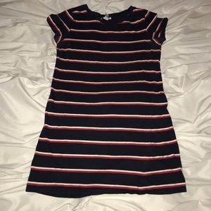 Striped t-shirt dress
